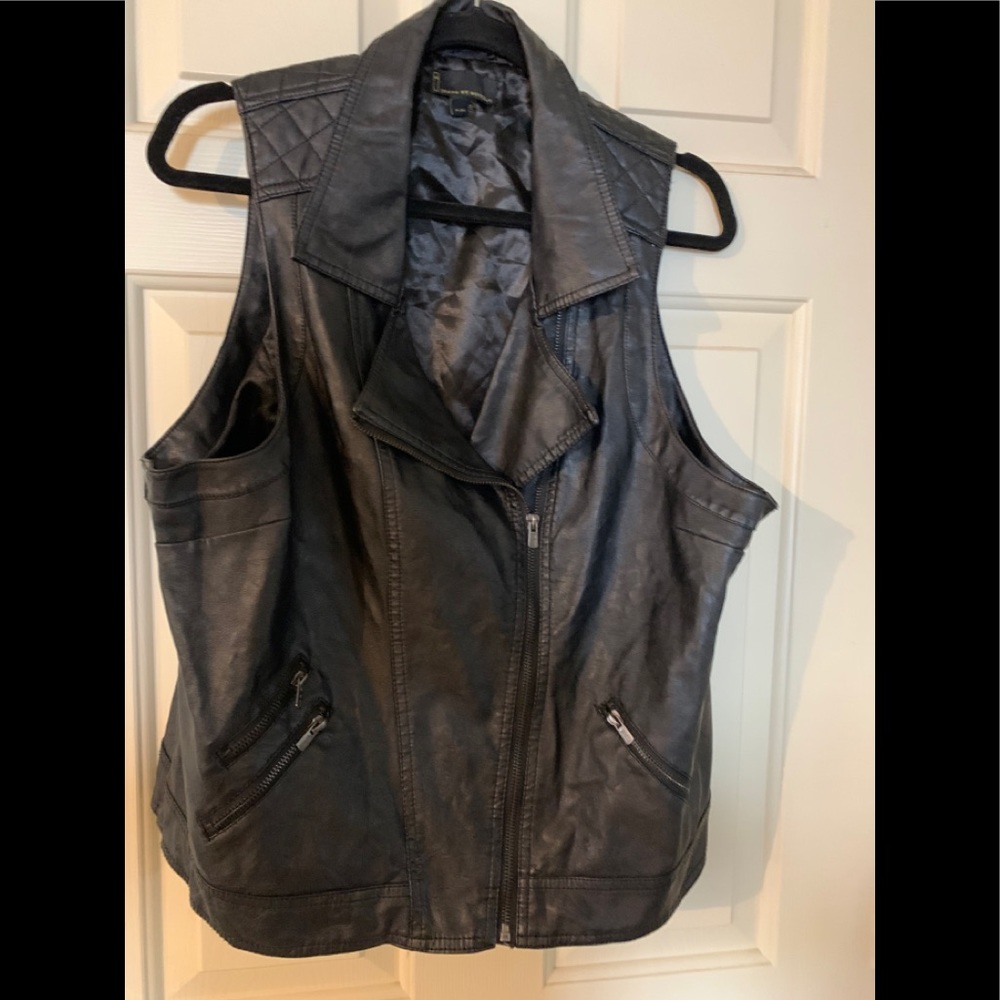 XL Faux Leather Vest, great quality & condition